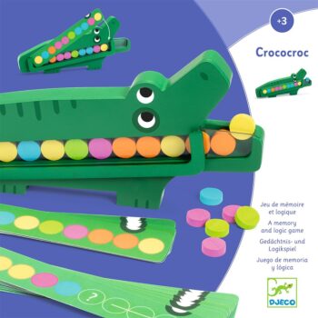 Djeco Educational Observation and Colors Game "The Crocodile"