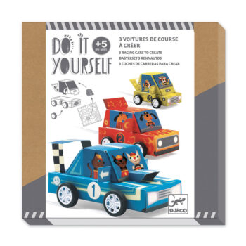 Djeco DIY Make Your Own Car Races – Grand Prix