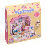 Djeco DIY Build & Paint Dollhouse Suitcase “Rosie”
