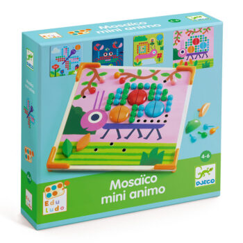 Djeco Picture Composition – Peg Mosaic “Ladybug and Animals”
