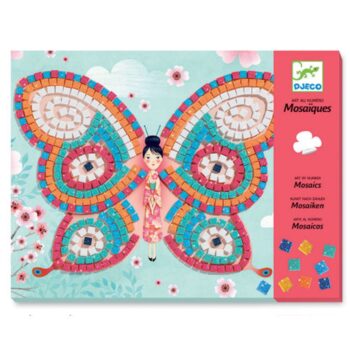 Djeco Mosaic Sparkling Butterflies with Glitter