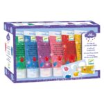 Djeco 6 Glitter Finger Paints in Tubes