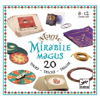 Djeco Magic Trick Set - Mirabile the Magician (20 Tricks)