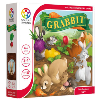 SmartGames Board Game: "The Hungry Bunnies – Grabbit"