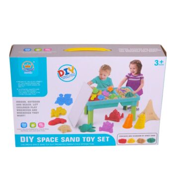 Sand Table with Lid, Kinetic Sand & 14 Accessories