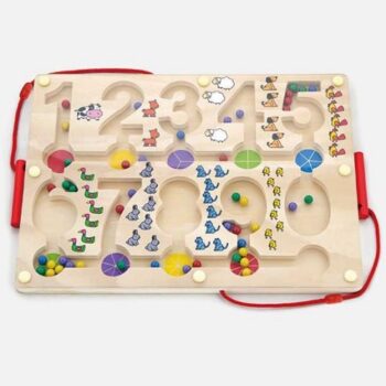 Viga Wooden Magnetic Number Board 30*22 cm