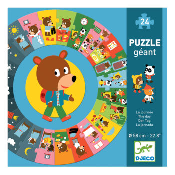 Giant puzzle with a diameter of 0.58m: The day