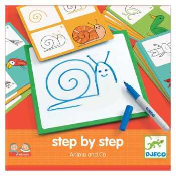 Djeco step-by-step painting: Animals