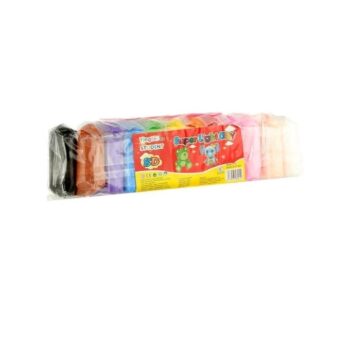 Non-Toxic 12 Different Colour Fluffy Foam Clay With 3 Tools