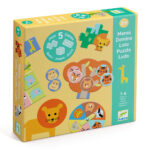 Djeco 5-in-1 board game set “Savanna Animals”