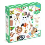 Djeco Arts & Crafts and Creative Activity Set – Jungle Animals