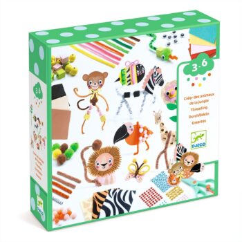 Djeco Arts & Crafts and Creative Activity Set – Jungle Animals