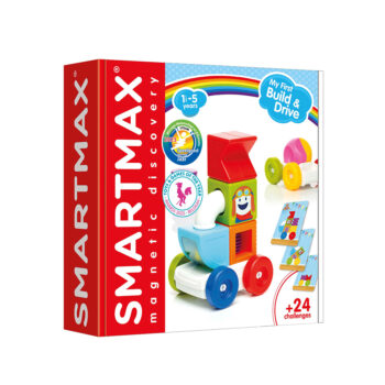 SmartMax magnetic construction set “My First Creations” (24 challenges).