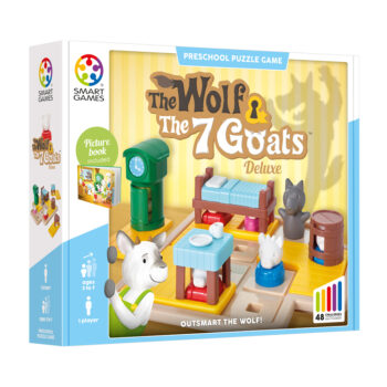 SmartGames board game “The Wolf and the 7 Little Goats”.